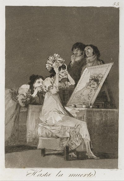 Until Death by Francisco de Goya